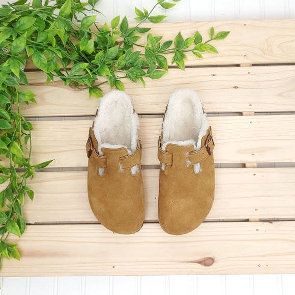 Birkenstock Shoes - Birkenstock Boston Genuine Shearling Lined Clog SH-043c1.4